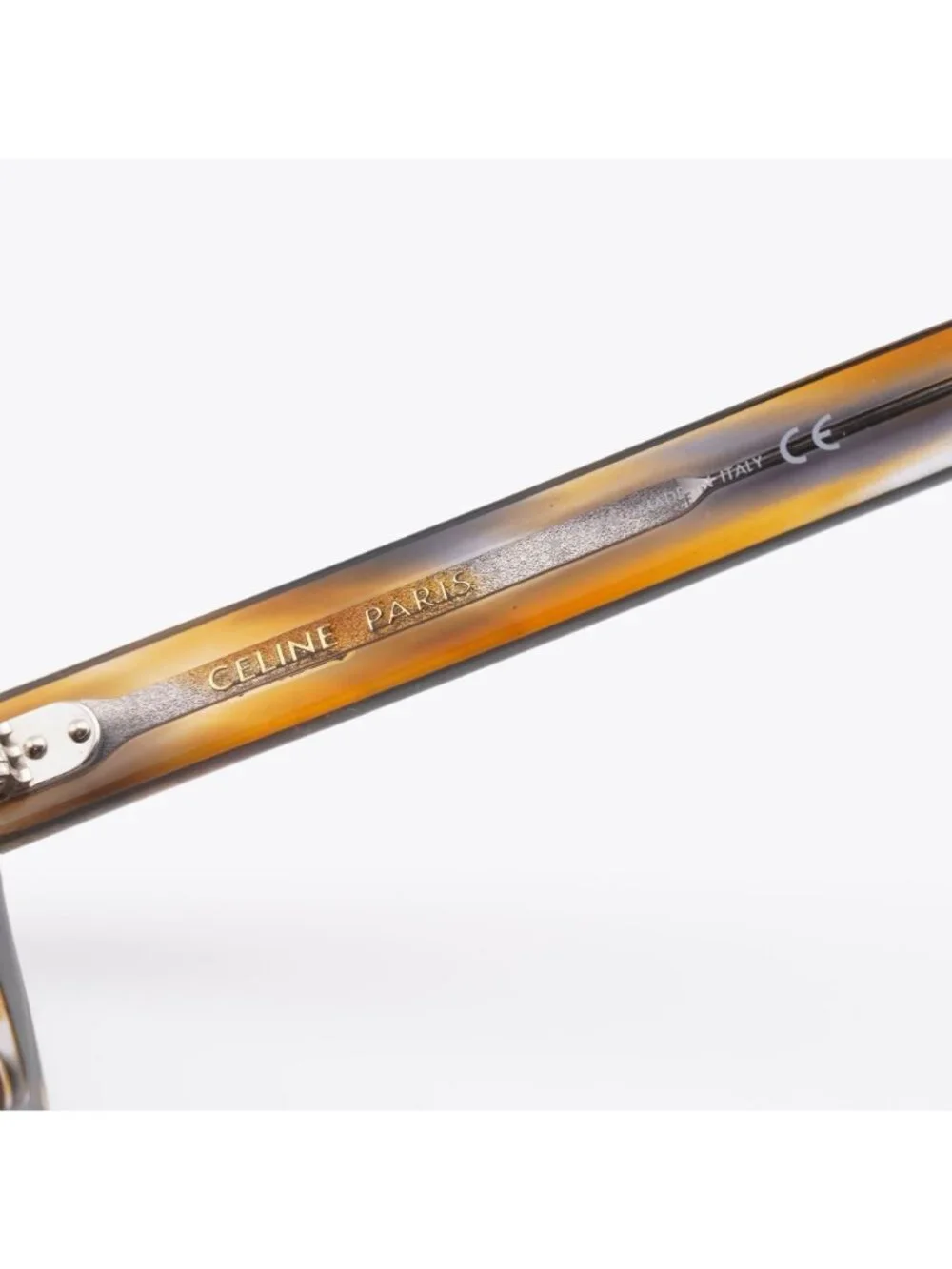 Celine CL40060F 55J Sunglasses Havana Square Frame, Roviex Lenses